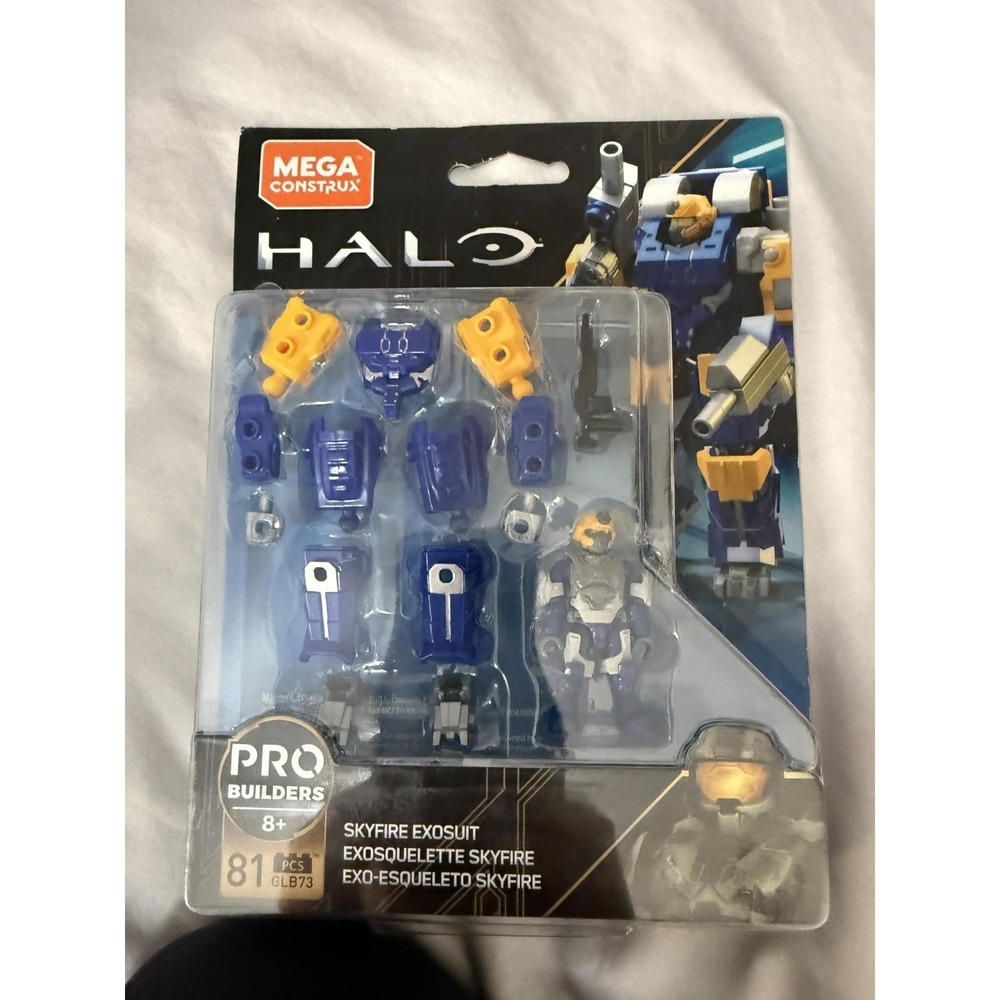 HALO SKYFIRE EXOSUIT Figure GLB73 New Mega Construx HALO Pro Builder (81 PCS)